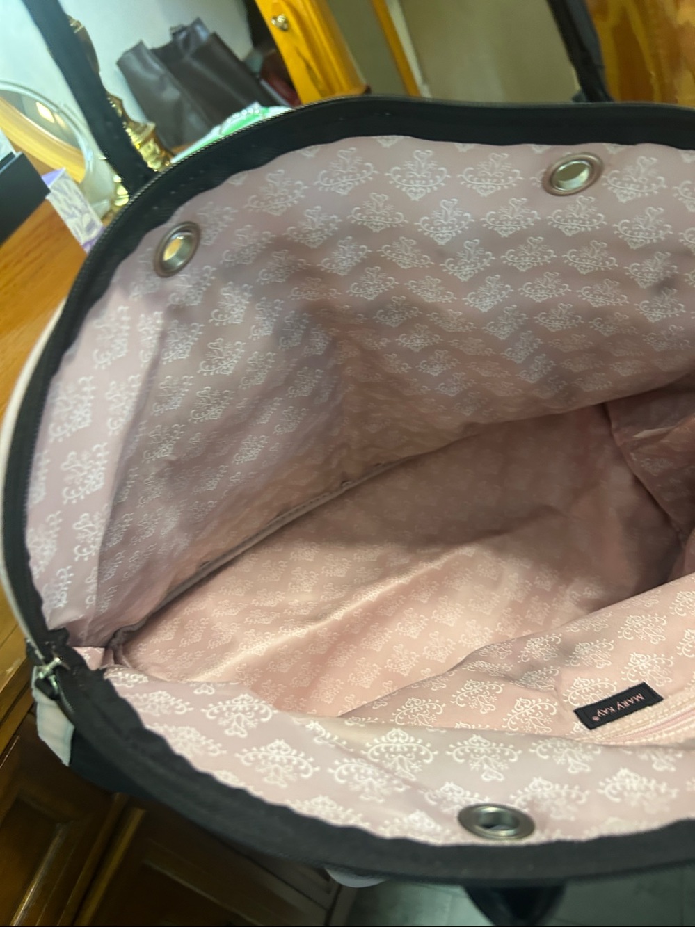 Mary Kay Black with Light Pink Trim Tote NWOT - Picture 4 of 10